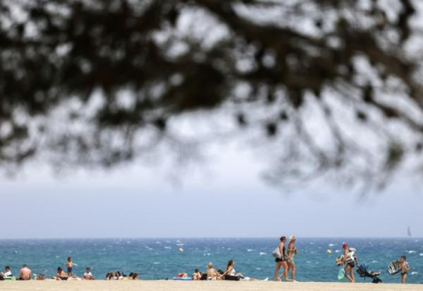 La plage à Argelès-sur-Mer, dans les Pyrénées-Orientales, le 11 juillet 2023