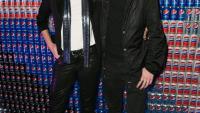 Cindy Crawford et son fils Presley Gerber, le 2 février 2018 à Minneapolis aux Etats-Unis