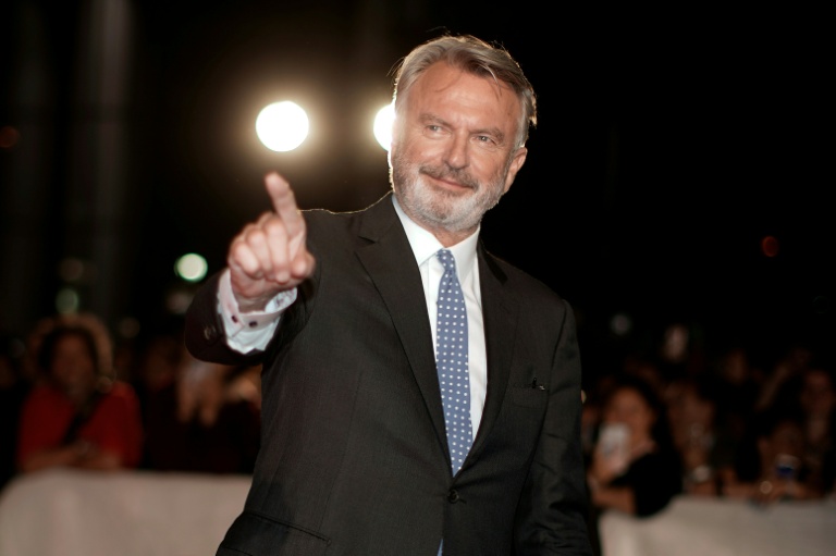 L'acteur Sam Neill arrive à la première du film 