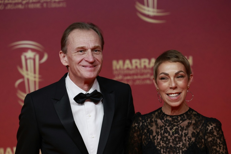 Nicolas Altmayer et Mathilde Favier, au festival international du film de  Marrakech le 29 novembre 2025