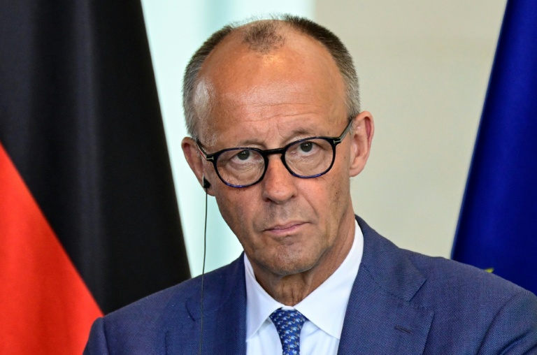 Le chancelier allemand Friedrich Merz à Berlin en Allemagne le 2 juin 2026