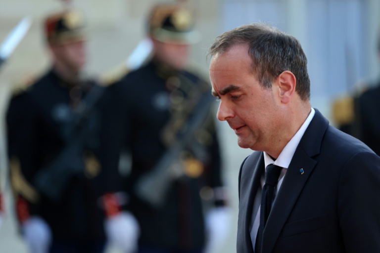 Le Premier ministre Sébastien Lecornu à Paris le 28 mai 2026