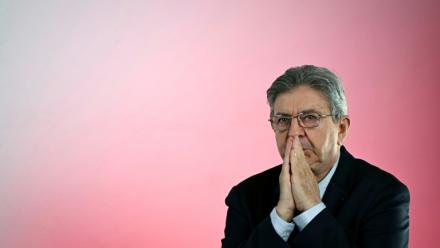 Le candidat LFI à la présidentielle Jean-Luc Mélenchon à Paris le 14 octobre 2026