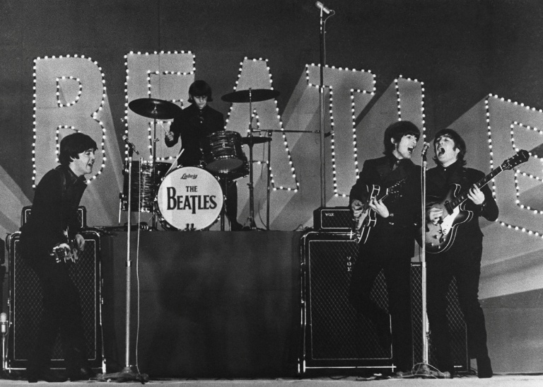 Les Beatles en concert au Budokan à Tokyo le 30 juin 1966