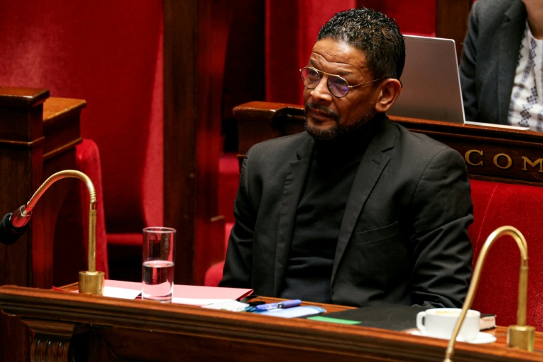 Le député LFI Jean-Philippe Nilor à l'Assemblée nationale, à Paris, le 29 octobre 2026