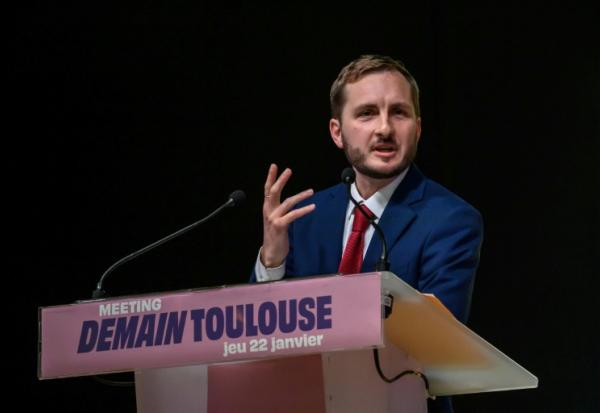 La tête de liste La France insoumise (LFI) pour la mairie de Toulouse, François Piquemal, le 22 janvier 2026 