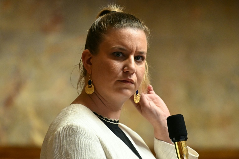 La présidente des députés LFI Mathilde Panot le 6 janvier 2026 à l'Assemblée nationale à Paris