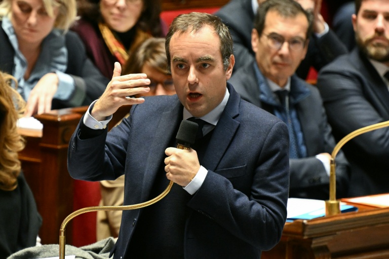 Le Premier ministre Sébastien Lecornu le 6 janvier 2026 à l'Assemblée nationale à Paris