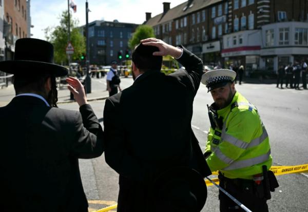 Dans le quartier londonien de Golders Green, le 29 avril 2026