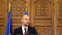 Le ministre français des Affaires étrangères Jean-Noël Barrot lors d'une conférence de presse à Beyrouth, le 6 février 2026 au Liban