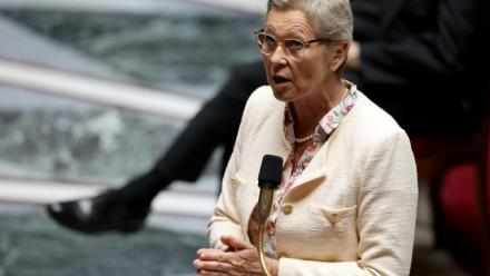 La ministre française déléguée au Numérique Anne Le Hénanff à l'Assemblée nationale à Paris, le 3 juin 2026