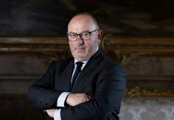 Le sénateur LR Laurent Duplomb,  à Paris le 11 février 2025.