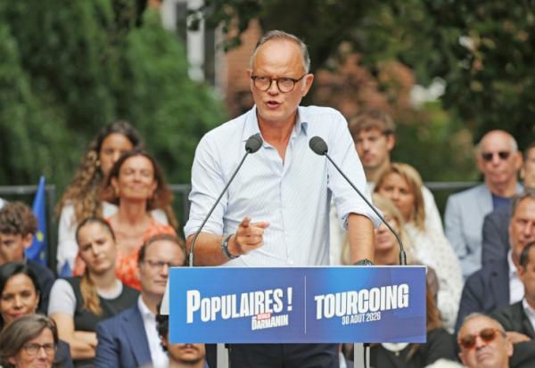 Le candidat Horizons à l'élection présidentielle, Edouard Philippe, le 30 août 2026 à Tourcoing