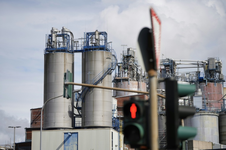 Une usine du groupe allemand Evonik à Wesseling (ouest)