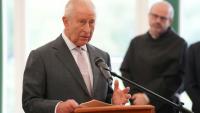 Le roi Charles III lors d'un sommet en Ecosse avec des géants de la tech, le 17 septembre 2026 à Cumnock