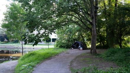 L'endroit près de la Vilaine où le corps d'un garçon de 12 ans a été retrouvé, le 25 mai 2026 à Rennes