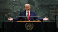Donald Trump à la tribune des Nations Unies le 23 septembre 2025