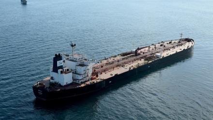 Vue aérienne du Boracay, prise le 1er octobre 2025 au large de Saint-Nazaire