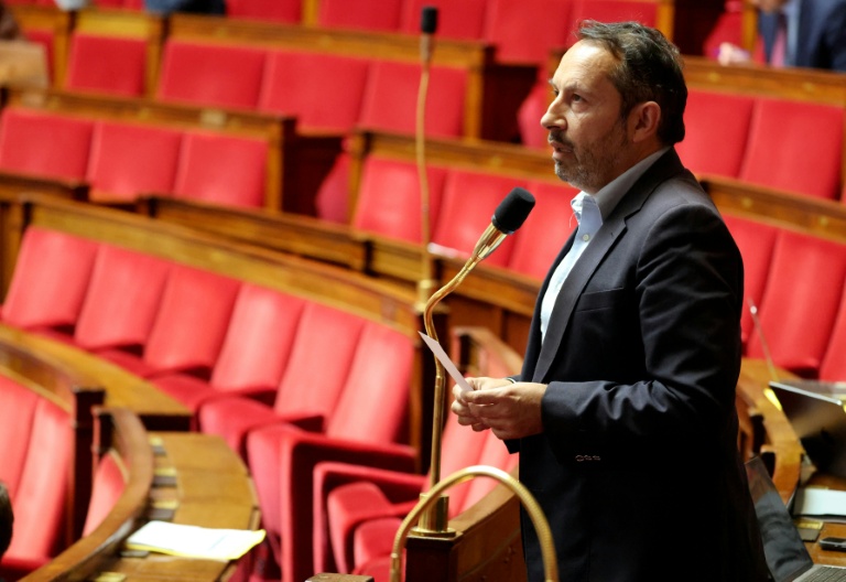 Le député RN Sébastien Chenu à l'Assemblée nationale le 28 mai 2026