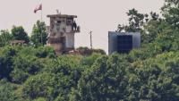 Un poste de garde nord-coréen dans la Zone démilitarisée (DMZ), le 12 juin 2025