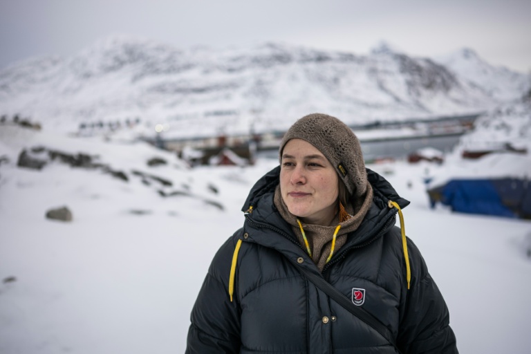 Arnakkuluk Jo Kleist, une consultante de 41 ans, photographiée le 21 janvier 2026 à Nuuk, au Groenland