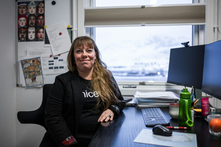 Tina Dam, cheffe de programme à l'Unicef, le 21 janvier 2026 dans la capitale groenlandaise Nuuk