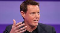 Le patron de Paramount Skydance David Ellison lors d'une conférence à Los Angeles le 9 octobre 2025 