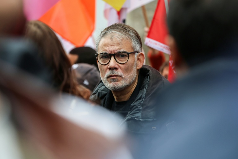 Le premier secrétaire du Parti socialiste Olivier Faure, lors de la manifestation à Orléans contre le Rassemblement national, le 24 octobre 2026