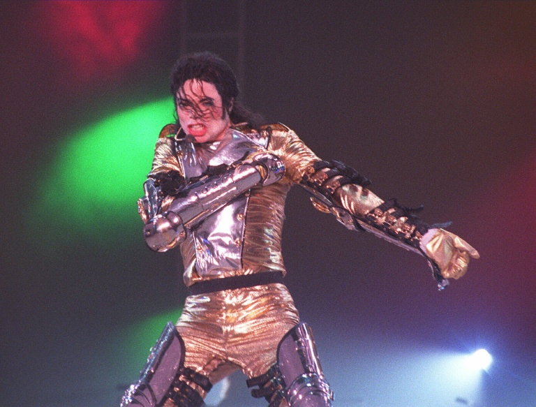Michael Jackson au Parc des Princes en juin 1997