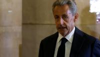 L'ancien président de la République Nicolas Sarkozy à son arrivée au tribunal à Paris le 27 mai 2026