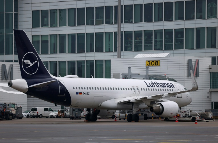Un avion de la compagnie aérienne allemande Lufthansa sur le tarmac de l'aéroport de Munich, le 13 avril 2026