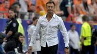 Le Français Hervé Renard lors de son passage éclair à la tête de la sélection tunisienne, pendant le Mondial, face aux Pays-Bas, le 25 juin 2026 à Kansas City