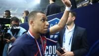 Kylian Mbappe lorsqu'il était au PSG, le 25 mai 2024, à Villeneuve-d'Ascq, dans le Nord