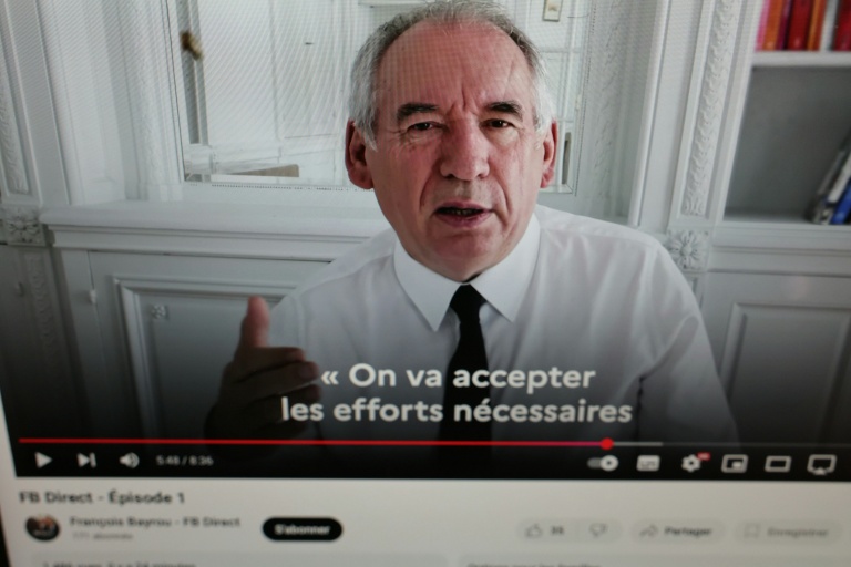 Le Premier ministre François Bayrou lors du premier épisode