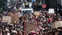 Manifestation pour défendre les "free parties" à Paris, le 13 juin 2026