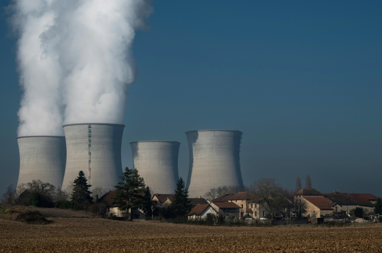 La centrale nucléaire du Bugey à  Saint-Vulbas (Ain), le 25 janvier 2022