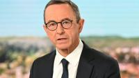 Bruno Retailleau sur le plateau du 13h00 de TF1 le 6 octobre 2025 à Boulogne-Billancourt, près de Paris