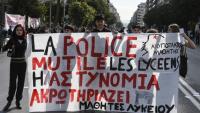 Manifestation pour protester contre le coût élevé de la vie à Thessalonique, en Grèce, le 21 octobre 2026