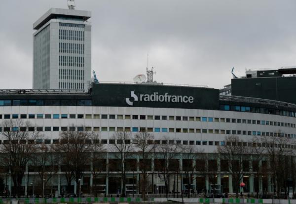 Vue de la Maison de la Radio, le bâtiment qui abrite Radio France, le 23 février 2023 à Paris