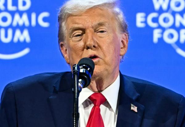 Donald Trump s'exprime à Davos le 21 janvier 2026