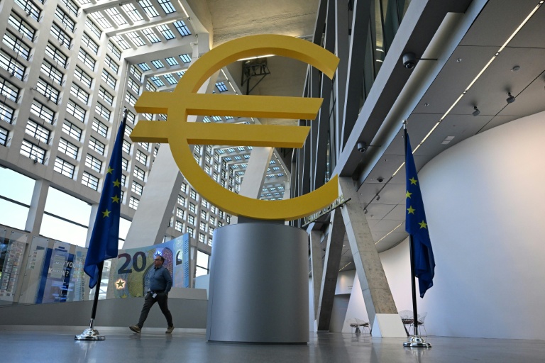 Siège de la BCE à Francfort, le 30 avril 2026, en Allemagne