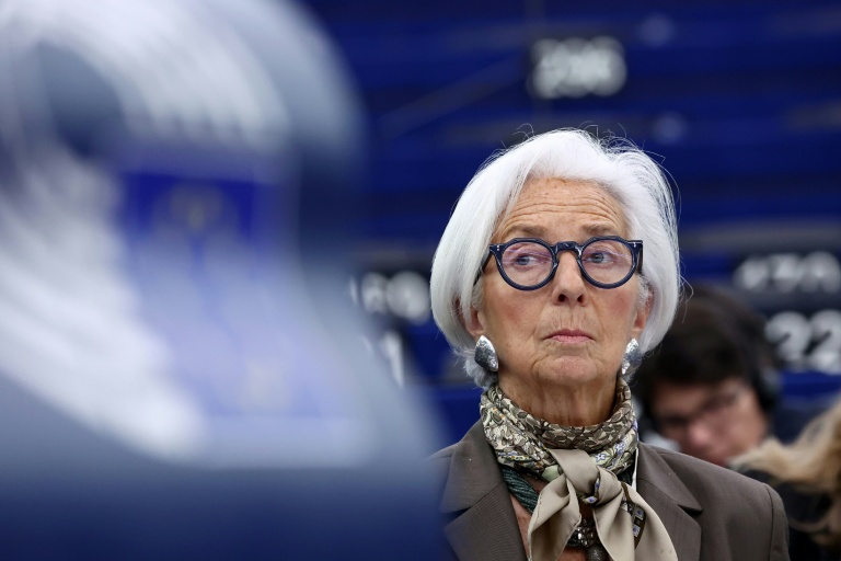 La présidente de la Banque centrale européenne (BCE), Christine Lagarde, le 9 févruer 2026 à Strasbourg