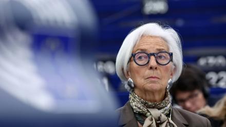 La présidente de la Banque centrale européenne (BCE), Christine Lagarde, le 9 févruer 2026 à Strasbourg