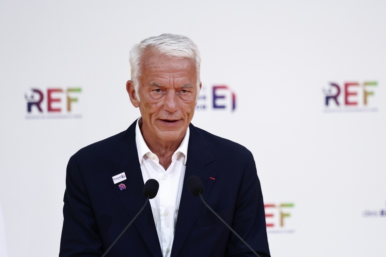 Le président du Medef Patrick Martin, à Paris, le 28 août 2025