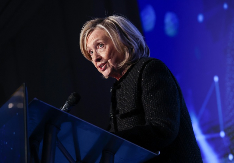 L'ancienne cheffe de la diplomatie américaine Hillary Clinton à Berlin, le 16 février 2026