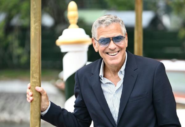 L'acteur américain George Clooney arrive à la 82e Mostra de Venise, le 27 août 2025