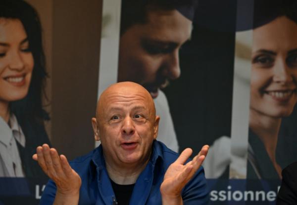 Le chef Thierry Marx, président sortant de l'Umih, le 28 octobre 2022, à Paris