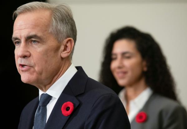 Le Premier ministre canadien Mark Carney à Montréal au Canada le 29 octobre 2026