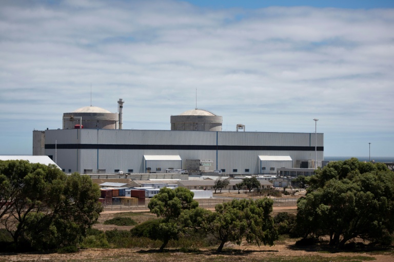 La centrale nucléaire de Koeberg, à environ 30 km au nord du Cap, en Afrique du Sud, le 6 février 2024