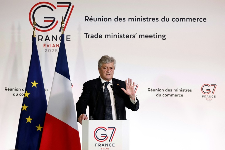 Le ministre délégué au commerce extérieur Nicolas Forissier à Paris le 6 mai 2026